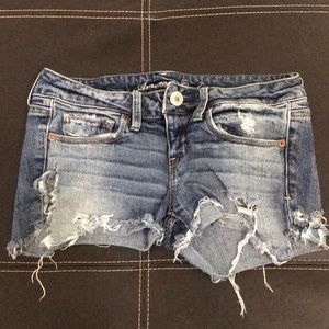 Blue jeans shorts from American eagle